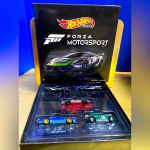 Hot Wheels Forza Motorsport Die Cast Toy Model Car Set of 5 Original Box